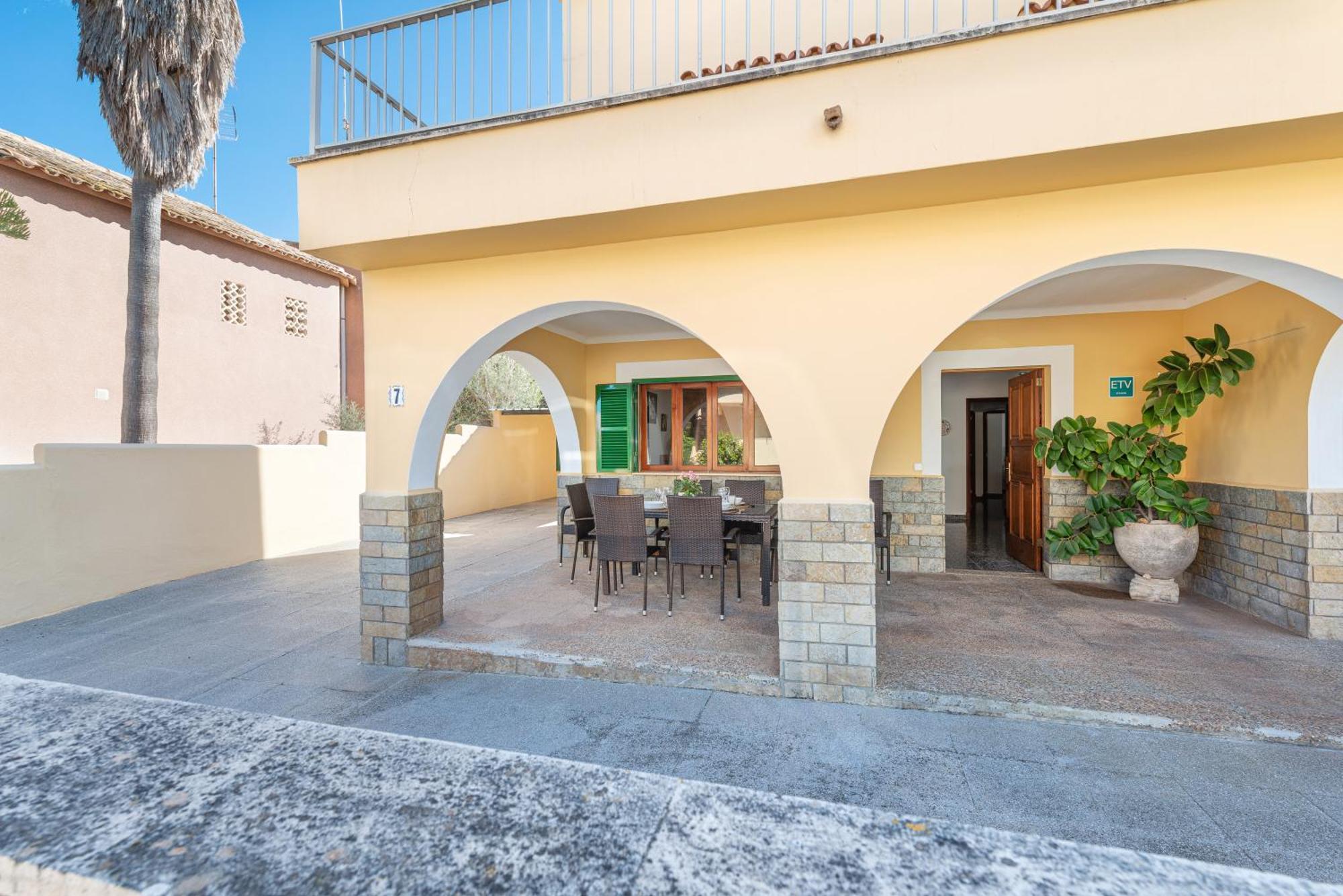 Tradicional Villa Calamar 7 Puerto Colom Exterior foto